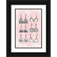 thumbnail image 1 of Pavlova, Martina 13x18 Black Ornate Wood Framed with Double Matting Museum Art Print Titled - Pink Lingerie, 1 of 4
