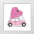 thumbnail image 1 of Pavlova, Martina 15x15 White Modern Wood Framed Museum Art Print Titled - Love Car, 1 of 4