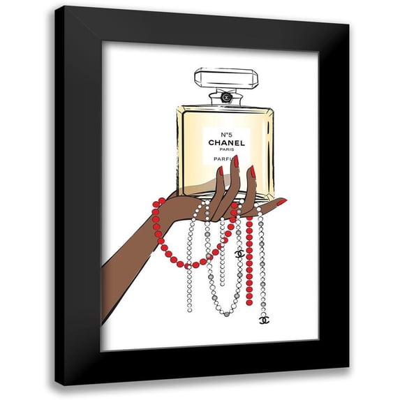 Pavlova, Martina 17x24 Black Modern Framed Museum Art Print Titled - Jewelry III