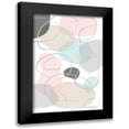 thumbnail image 1 of Pavlova, Martina 17x24 Black Modern Framed Museum Art Print Titled - Pastel Stones II, 1 of 5
