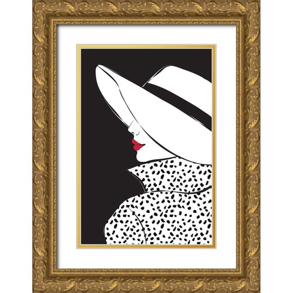 Pavlova, Martina 17x24 Gold Ornate Wood Framed with Double Matting Museum Art Print Titled - Blair II