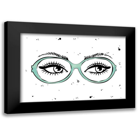 Pavlova, Martina 18x13 Black Modern Framed Museum Art Print Titled - Glasses