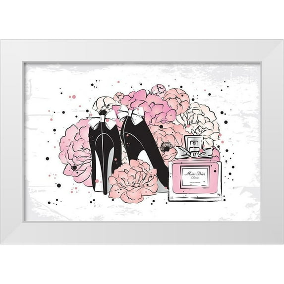 Pavlova, Martina 24x17 White Modern Wood Framed Museum Art Print Titled - Style III