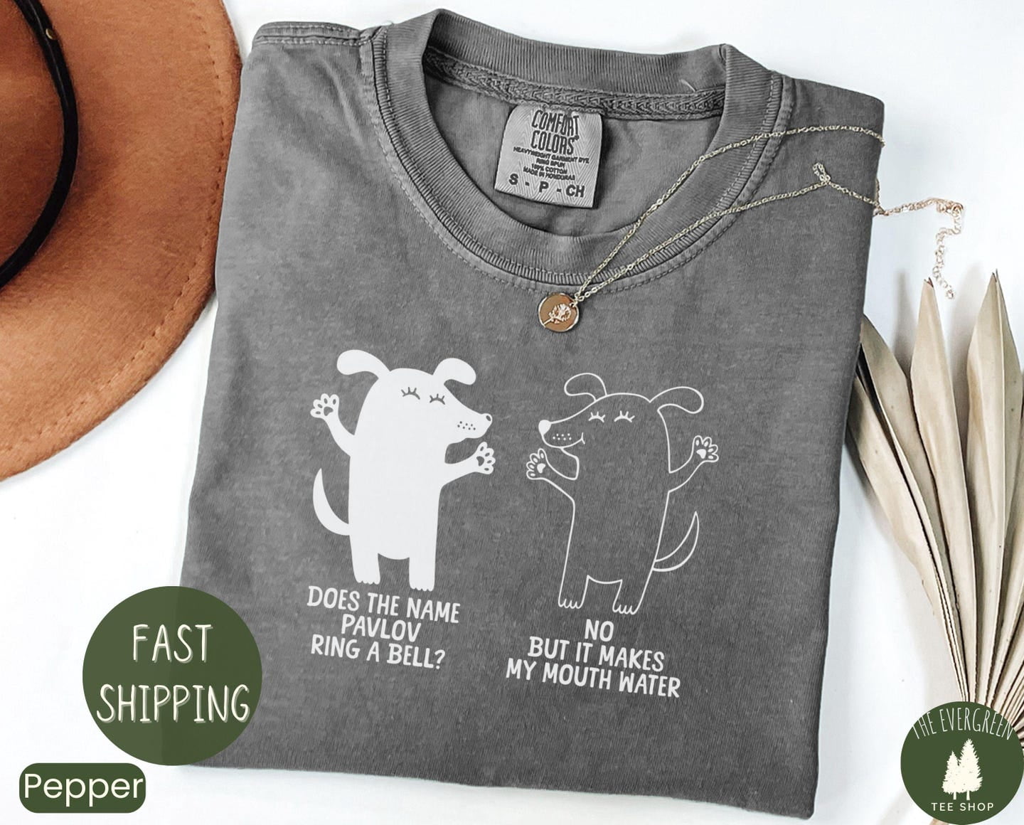 Pavlovs Dog Ring Bell Science Dog T-Shirt - Walmart.com