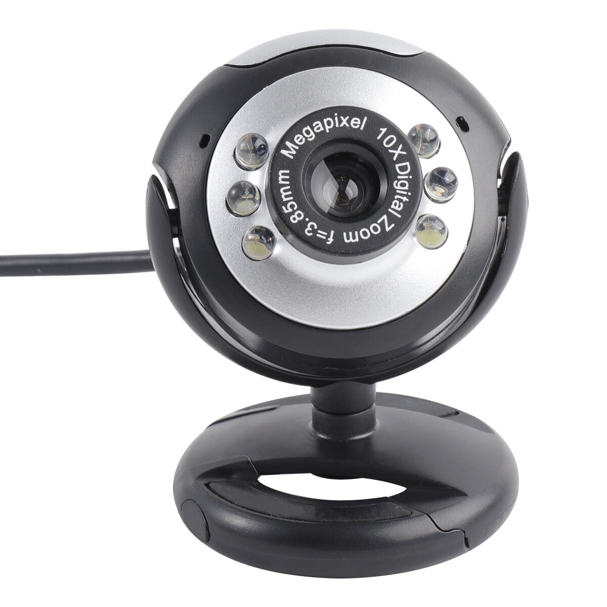 Pavo 0.6MP USB 6-LED Web Cam Professional Webcam Computer PC Laptop ...