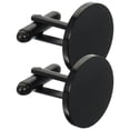 thumbnail image 1 of Pavo 1 Pair Suit Cuff Links Shirt Cufflinks Round Shape Cufflinks Small Cuff Links For Women Men, 1 of 7