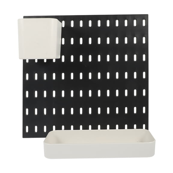 WORGEOUS Pegboard Display Abs Black Home 1 Set
