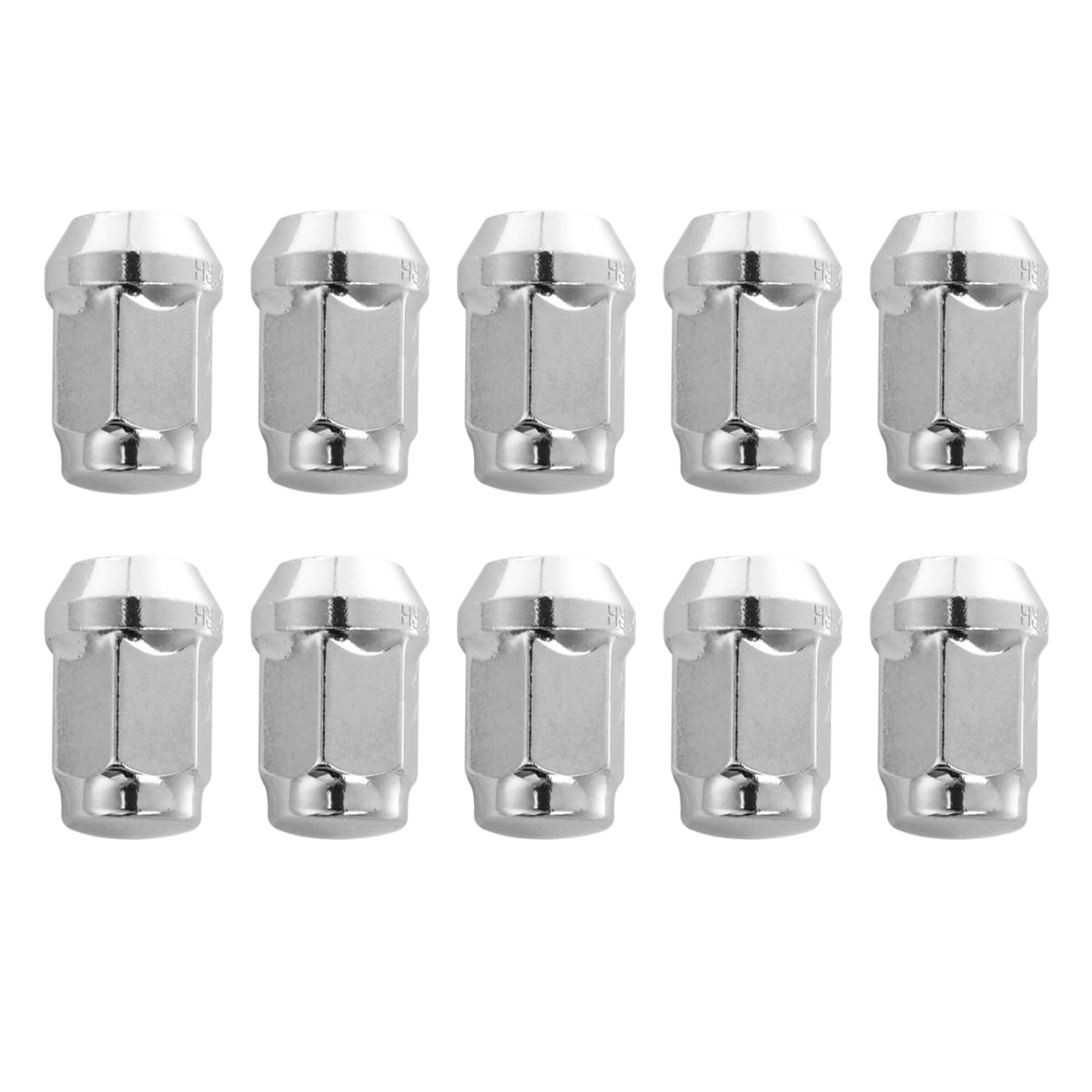 Pavo 20Pcs Wheel Lug Nuts Closed End Bulge Acorn Cone Seat M1/2-20 35mm ...