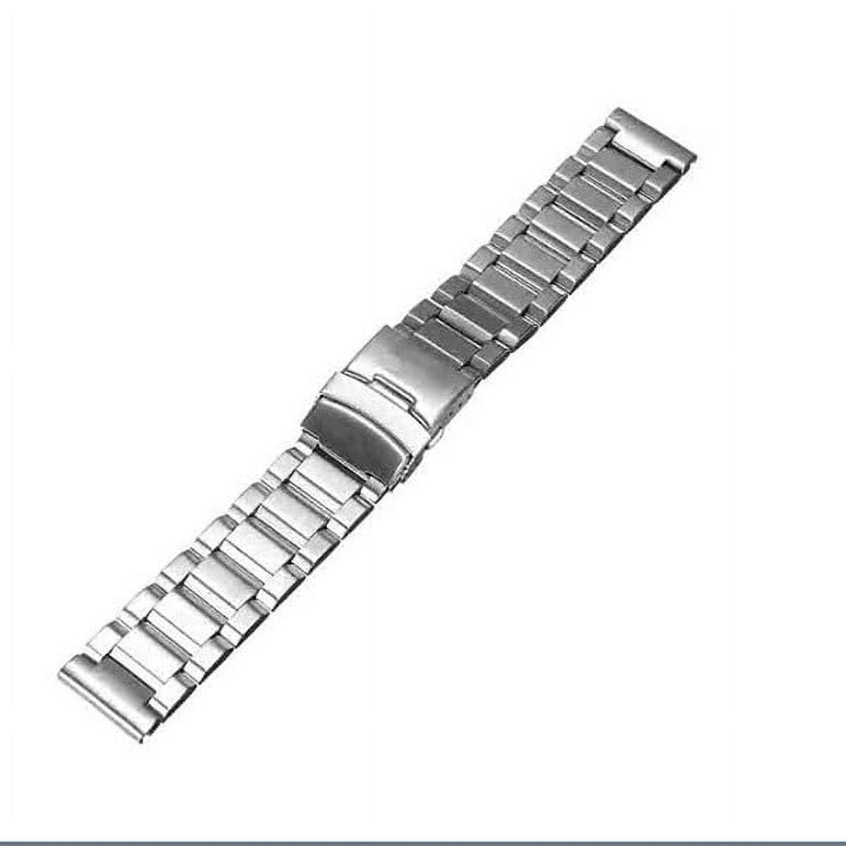 Pavo 22mm Stainless Steel Solid Watch Band Watch Strap Bracelet With 