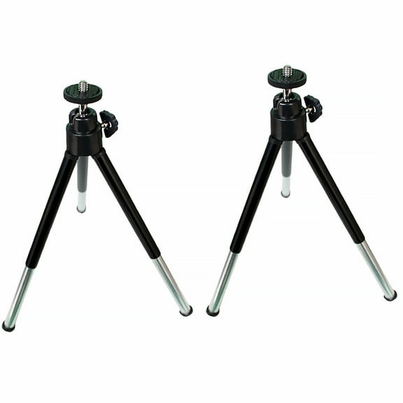 Homoyoyo 2-Pack Black Phone Tripod and for Mobile Live Streaming and Broadcasting