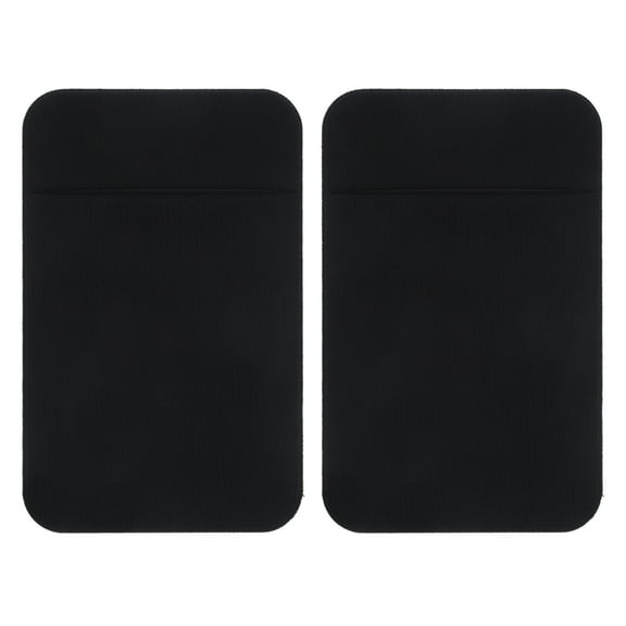 Pavo 2pcs Cellphone Pocket Self Adhesive Card Holder Stick On Wallet Card Sleeve