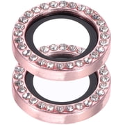 Pavo 2pcs Phone Camera Lens Protectors Anti-scratch Phone Lens Rings Compatible with 15/15plus