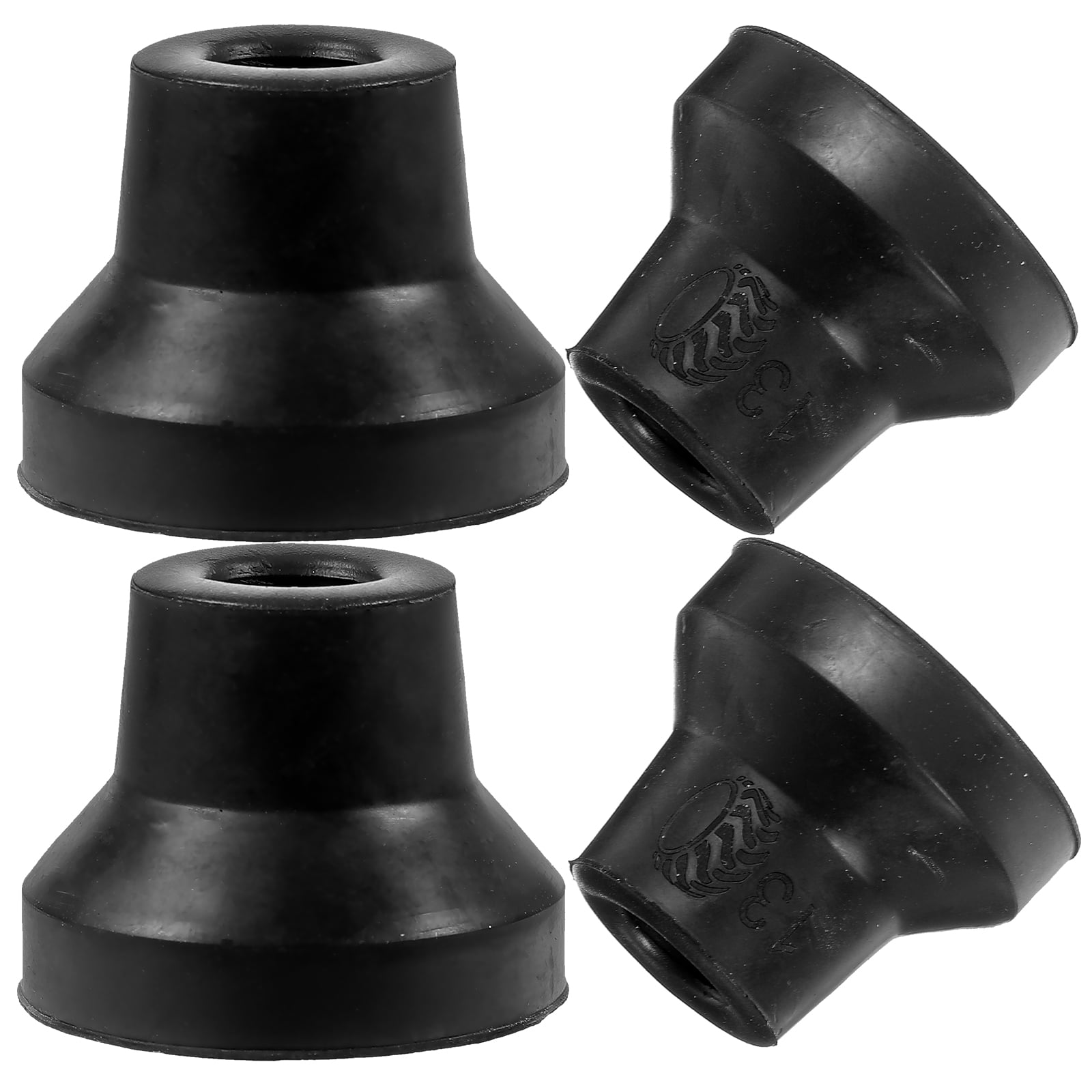 Pavo 4Pcs Crutch Tips Rubber Cane Tip Heavy Duty Crutches Pad Rubber