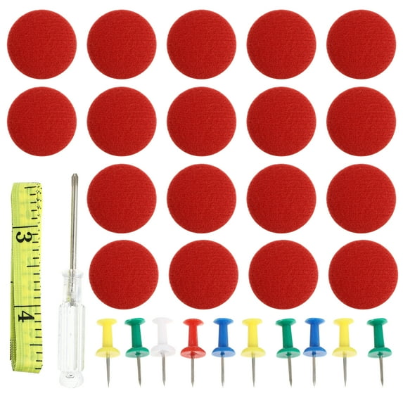 Pavo 50pcs Car Roof Liner Repair Rivet Fabric Covered Screws Car Roof Fixing Buckle