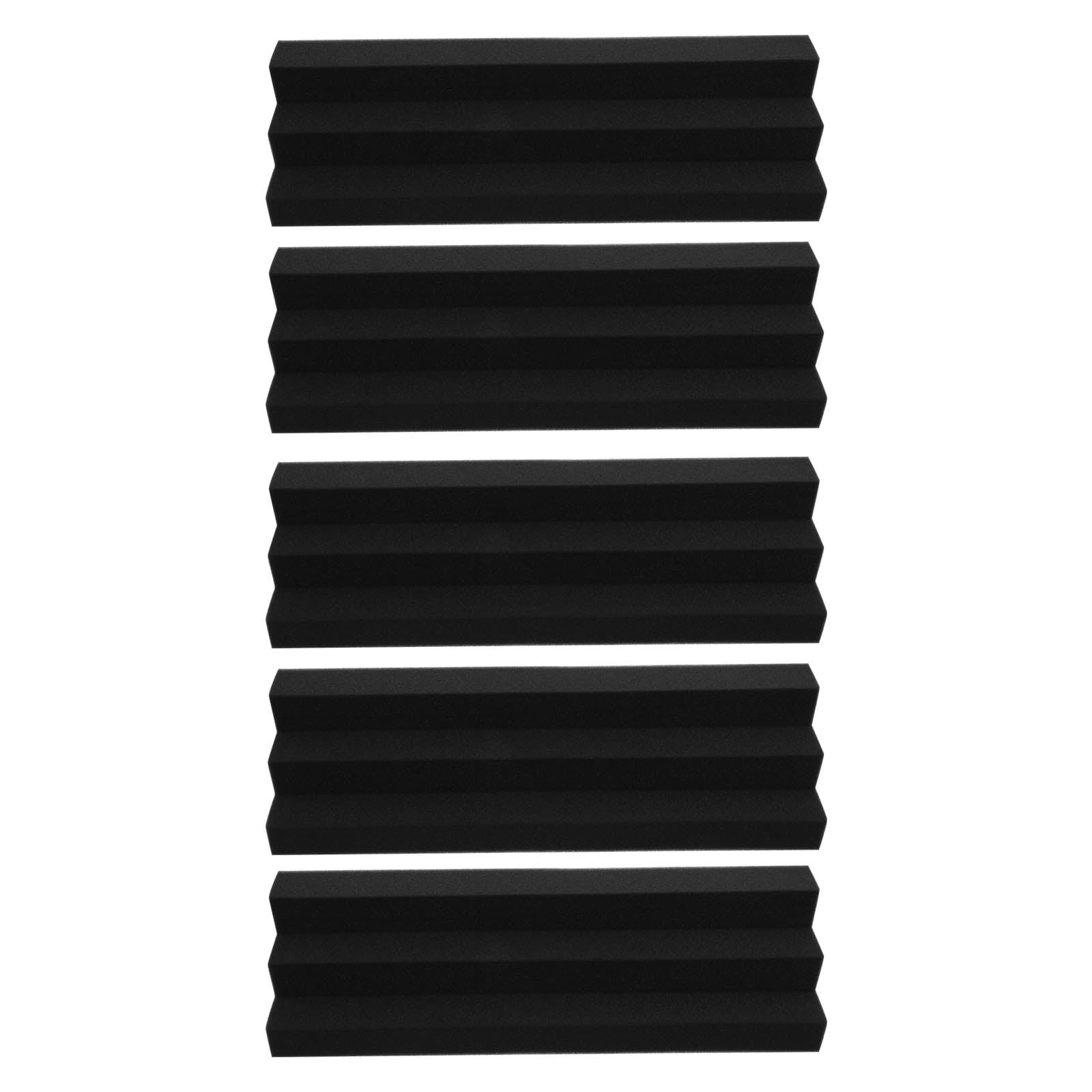 Pavo 5pcs Corner Trapezoidal Acoustic Foams Bass Trap Sound Absorbing Foams Panel