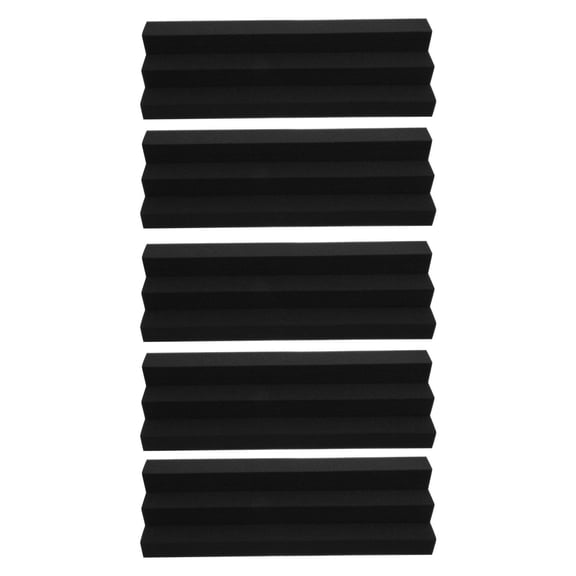 Pavo 5pcs Corner Trapezoidal Acoustic Foams Bass Trap Sound Absorbing Foams Panel