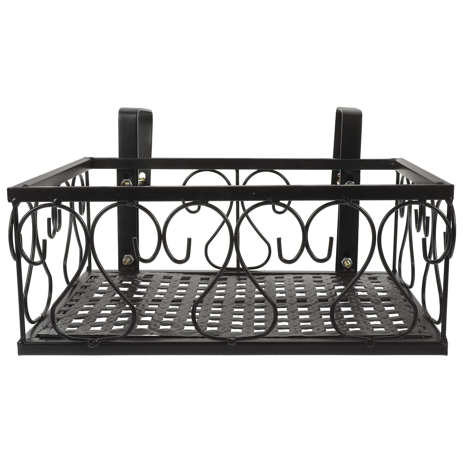 Pavo Balcony Flower Pot Stand Rack Patio Railing Shelf Plant Pots ...