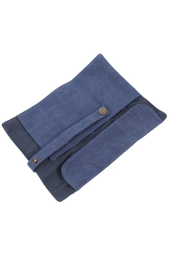 Canvas Watch Storage Bag Watch Roll 5 Slot Watch Travel Case Jewelry Roll