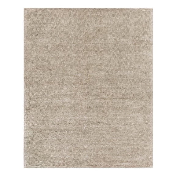Pavo Handloomed Tencel Beige 10'x14' Area Rug