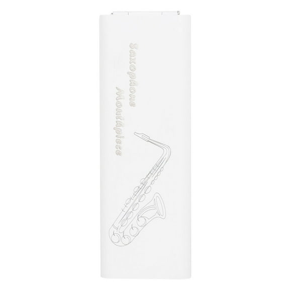 OUNONA Portable Saxophone Storage Box for Made of Durable ABS Material White Small Size Easy to