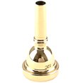 thumbnail image 1 of Pavo Professional Trumpet Mouthpiece Gold Plated Metal Trumpet Mouthpiece Practical Horn Mouthpiece, 1 of 3