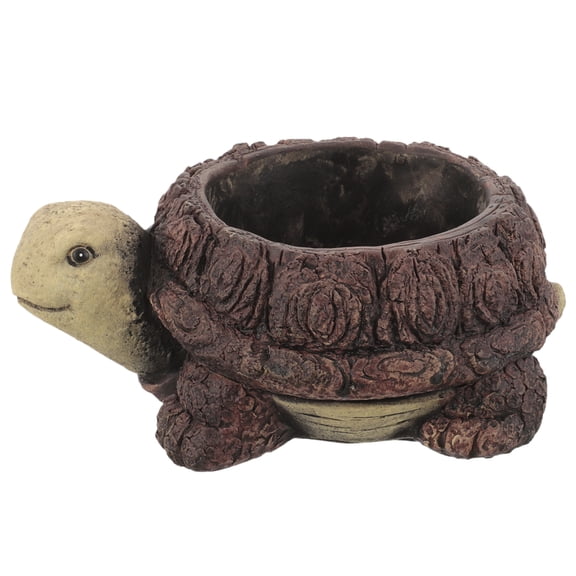 Homoyoyo Animal Shape Succulent Planter Turtle Succulent Flower Pot Resin 1Set