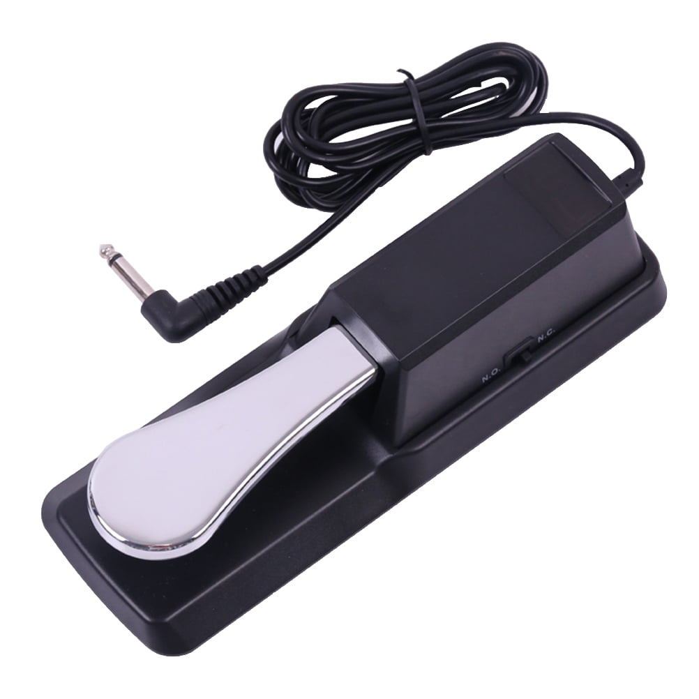 Pavo Universal Piano Keyboards Sustain Foot Pedal with Piano Style Action for Electronic Keyboards Digital Piano Compatible with Yamaha Roland Korg (Black)