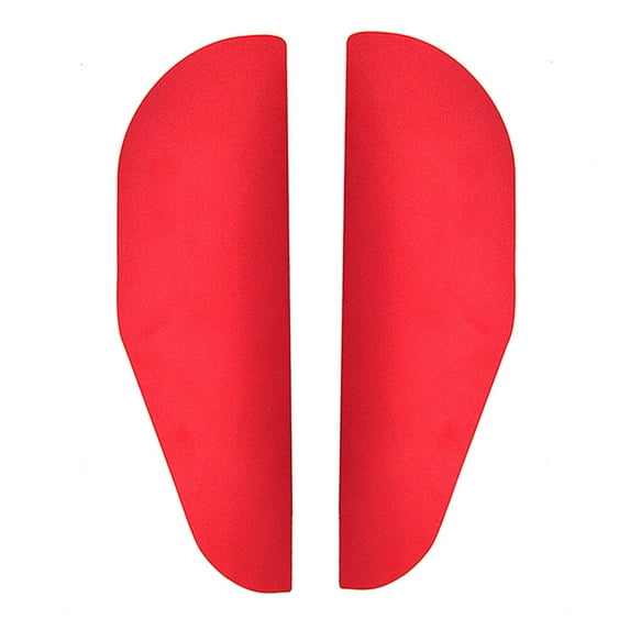 Pavodes 2pcs Aluminium Alloy Rearview Mirror Visor Side Mirror Rain Eyebrow Rear View Mirror Guard for Car (Red)