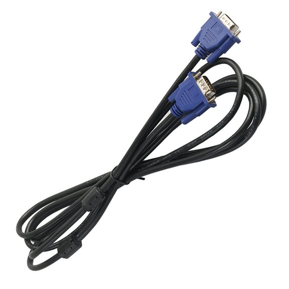 Pavodes 3 Meters VGA Cable Male to Male Monitor Cable Video Adapter Cable with Ferrite Cores for Computer PC HDTV Projector Display