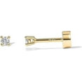 thumbnail image 1 of Pavoi Stud Earrings, 14K, Yellow Gold Plated, 2mm, 1 of 6