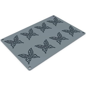 Pavoni GG050 Mariposa L Butterfly Baking Mold Freezing Mould with 8 Cavities, each 2.36 Inch x 2.28 Inch x 0.08 Inch High