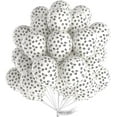 thumbnail image 1 of Paw Balloons 50 pcs 12 Inch Matte White Dog Paw Print Latex Helium Balloons for Dog Animals Theme Party Birthday Party Decorations, 1 of 12