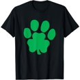 thumbnail image 1 of Paw Clovers St Patrick's Day Shirt For Women Men T-Shirt, 1 of 3