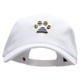 thumbnail image 1 of Paw Cop Embroidered Washed Cap - White OSFM, 1 of 5