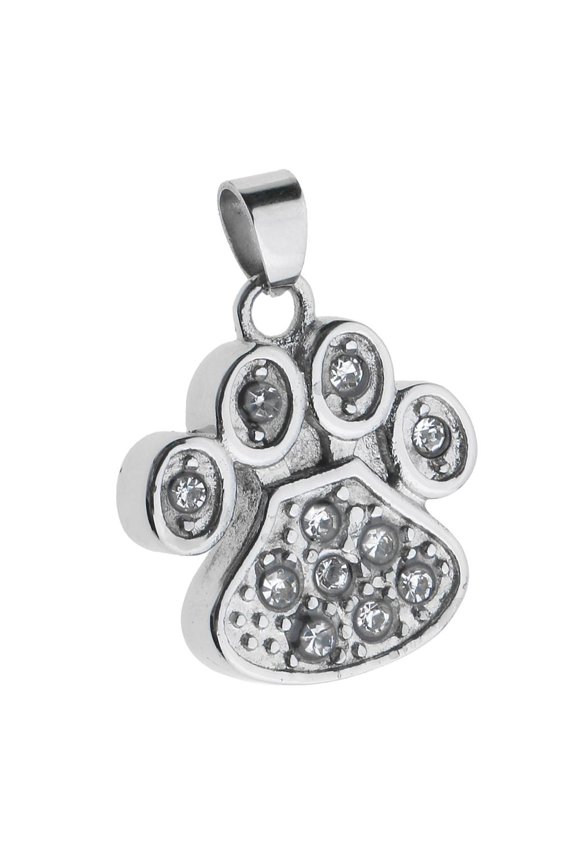 Paw Cremation Pet Urn Memorial Charm Pendant DIY Necklace
