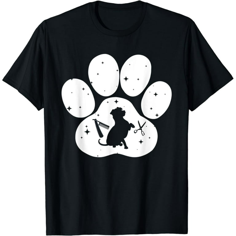 Dog grooming t shirts hot sale