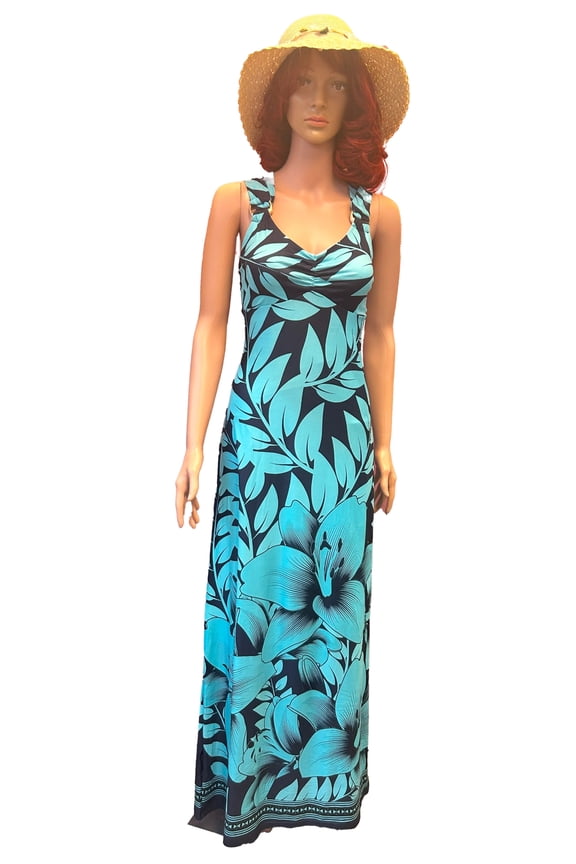 Women's Casualwear, Cold Shoulder, Sleeveless, V Neck, Maxi Dress
