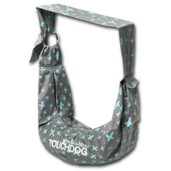 Paw-Ease Over-The-Shoulder Travel Sling Pet Carrier - Grey - One Size