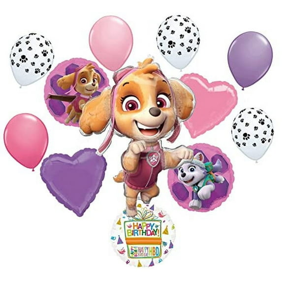 Paw Girl Pups on Patrol Skye Birthday Party Supplies Balloon Bouquet Decorations