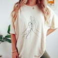 thumbnail image 1 of "Paw & Hand Connection" Pet Lover T-Shirt – Minimalist Dog/Cat and Human Bond Tee for Animal Owners, 1 of 6