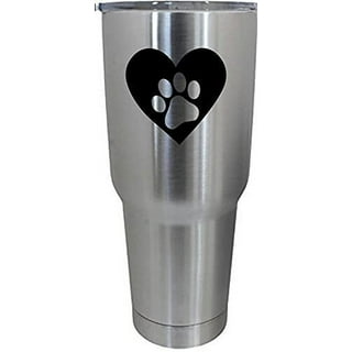 Puppie Love 40 oz. Stainless Steel Logo Tumbler