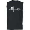 thumbnail image 1 of Paw Heartbeat Adult Sleeveless Tee, 1 of 3