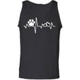 thumbnail image 1 of Paw Heartbeat Adult Tank Top, 1 of 3