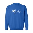 thumbnail image 1 of Paw Heartbeat Crewneck Sweatshirt, 1 of 3
