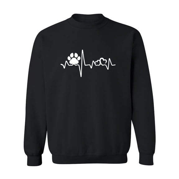 Paw Heartbeat Crewneck Sweatshirt