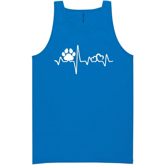 Paw Heartbeat Neon Tank Top