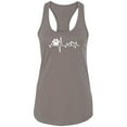 thumbnail image 1 of Paw Heartbeat Racerback Tank, 1 of 2