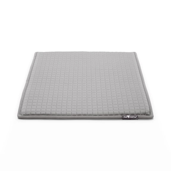 Paw Inspired Dog Cooling Mat XS Small 23 x 17 Inch Orthopedic Memory Foam Washable Crate Pad for 24 Inch Kennel
