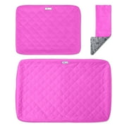 Paw Inspired  Fitted Fleece Cage Liner Set for Ferret Nation, Critter Nation Single Unit Bottom Pan Liner, Ramp Cover, Shelf Liner for Ferrets, Rats, Chinchillas, Hedgehogs, Small Animals Pink