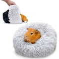 thumbnail image 1 of Paw Inspired Furr-O Guinea Pig Bed Burrowing Bed with Zip-On Spandex & Fleece Interchangeable Bottoms for Guinea Pigs and Other Small Animals | Hideout Hideaway (Light Gray), 1 of 7